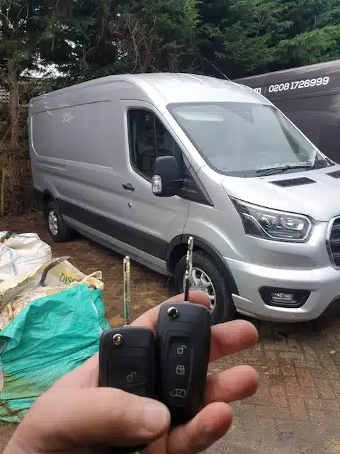 London van key replaced